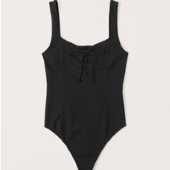 Abercrombie & Fitch Black Bodysuit - Picture 1 of 5